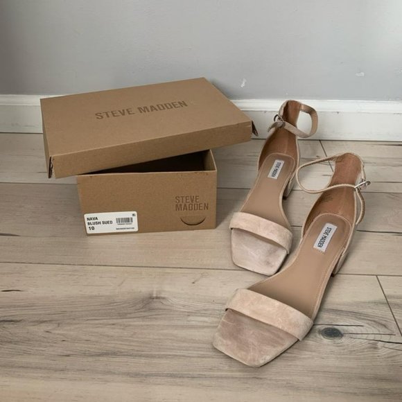 STEVE MADDEN Suede Sandals/Heels - Picture 1 of 4